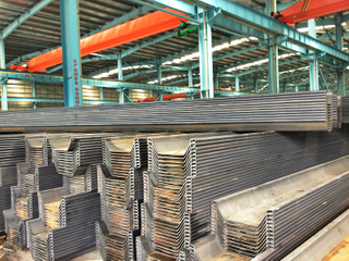 Pieux en U standard formés à froid