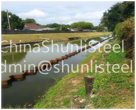 Construction du port de Metairie, Louisiane USA